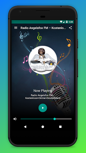 Android application Angelsfox Radio App DE Online screenshort