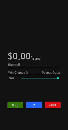 Betting Calculator Screen 2