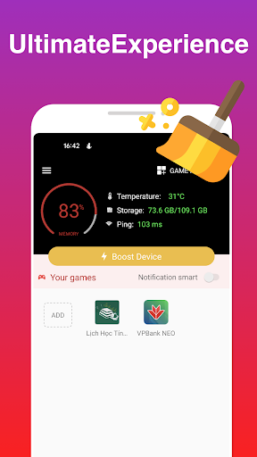 Android application GameBox Booster screenshort
