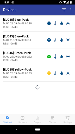 Renesas Bluetooth LE Puck Screen 2