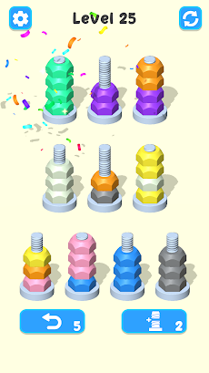 Nuts Sort - Color Puzzleのおすすめ画像5