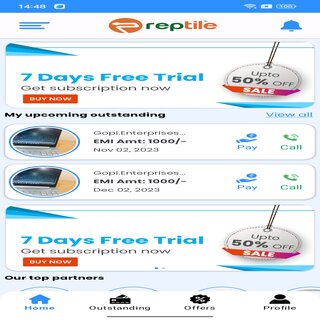Reptile User Screen 3