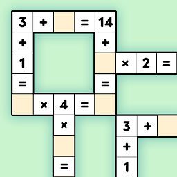 Icon image Math Crossword — Number puzzle