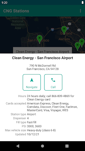 CNG Stations USA Screen 2
