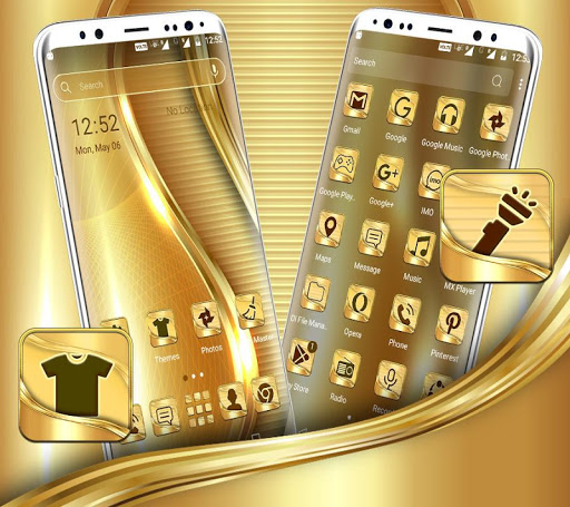 Golden Launcher Theme Screen 2