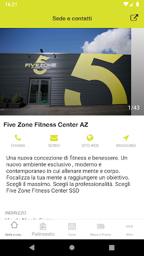 Five Zone Fitness Center Screen 2