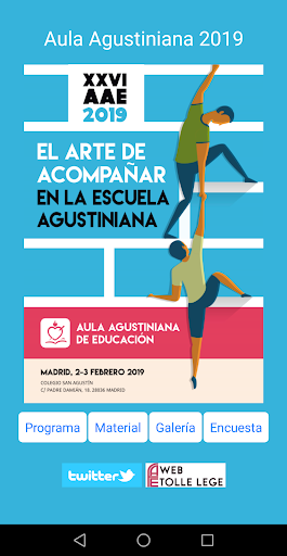 Android application Aula Agustiniana de Educación screenshort