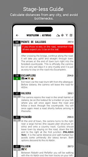 Wise Pilgrim Camino Primitivo screenshot 1