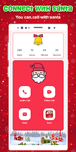 サンタビデオ通話クリスマスアプリ