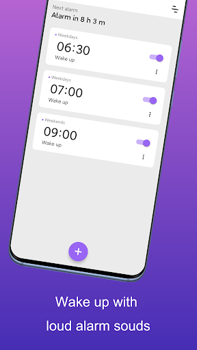 Android application Crazy Alarm Clock - loud alarm screenshort