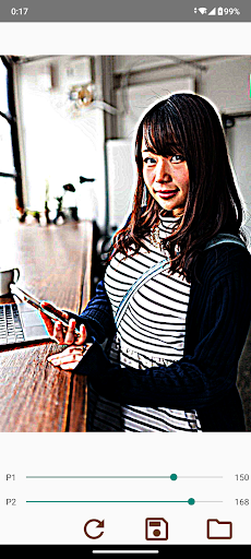 Photo contrast adjustment