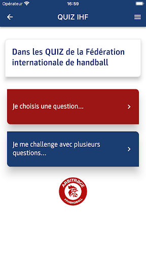 FFHandball QUIZ règles du jeu screenshot 3