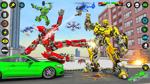 Dino Car Transform Robot Gameのおすすめ画像2