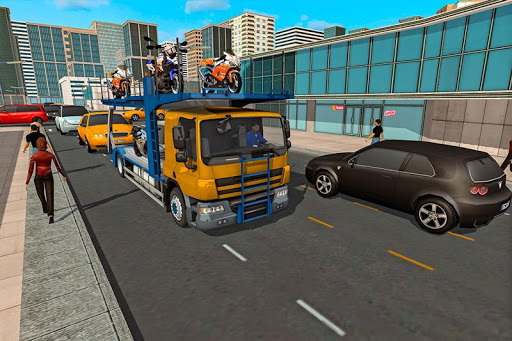 Bike Transporter Big Truck screenshots 2