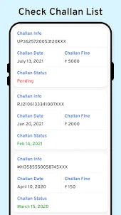 RTO Vehicle Information