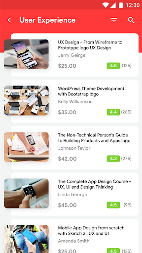 KDemy : Flutter Template Screenshot 2 - AppWisp.com
