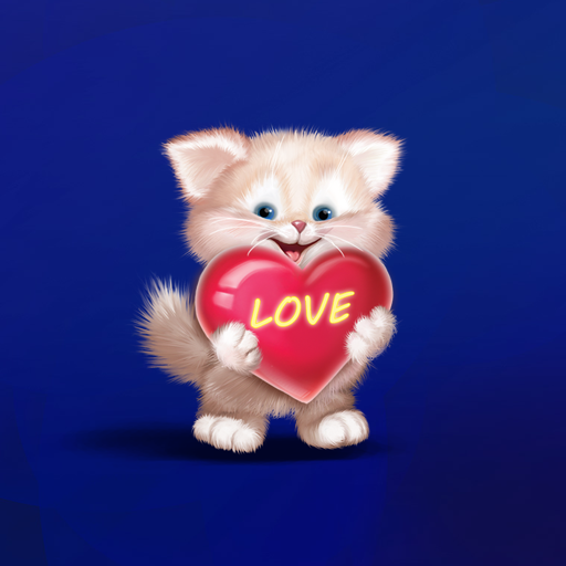 Cute Cat Live Wallpaper logo