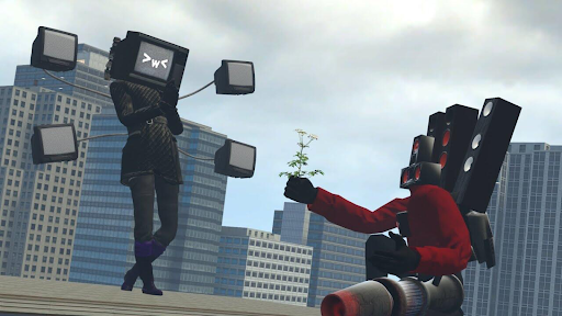 TV Woman City Destruction Game