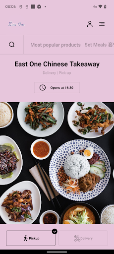 Android application East One Chinese Takeaway screenshort