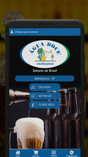 Android application Água Doce Cachaçaria Bebedouro screenshort