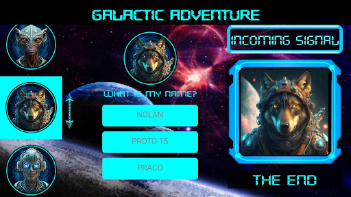 Galactic Adventure Screen 2