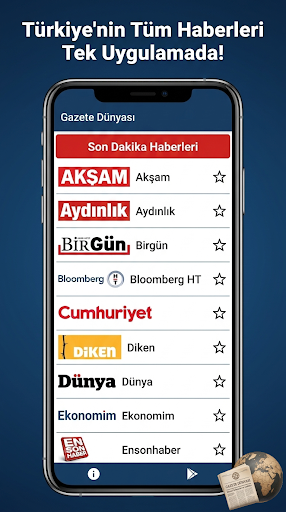 Gazete Dünyası ekran görüntüsü