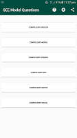 screenshot of SEE Model Questions
