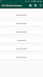 SEE Model Questions