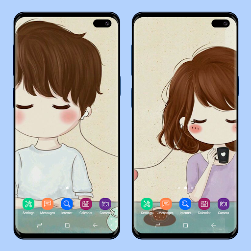 Couple Anime Wallpaper - Cute