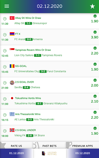 Android application Alex Ferguso LEGEND Betting Ti screenshort