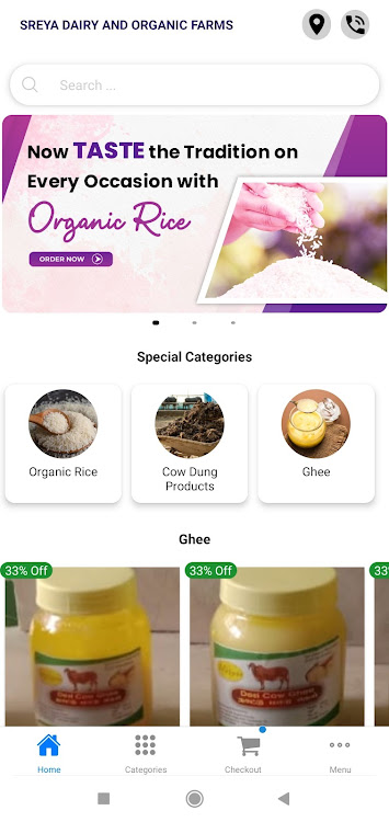 Sreya Dairy and Organic Farms - 1.0.0 - (Android)