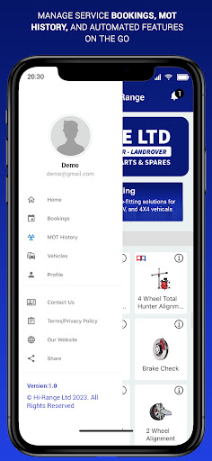Hi-Range Ltd Screen 2