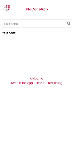 Android application NoCodeApp screenshort