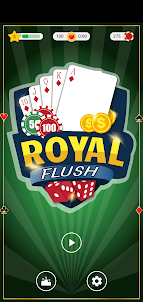 Royal Flush Card Solitaire