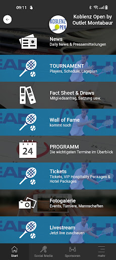Android application Koblenz Open screenshort