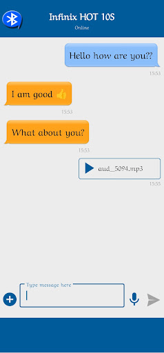 BluetoothChat Advance Screen 2