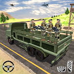 Cover Image of Tải xuống Trò chơi lái xe tải quân đội 3D  APK