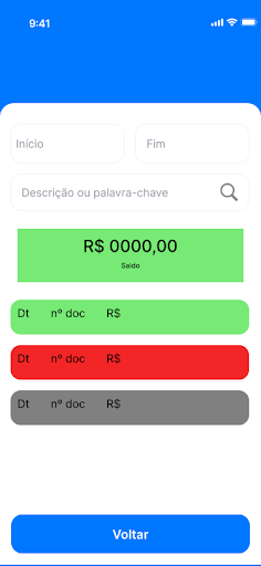 Android application CAISP - Cooperado screenshort