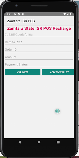 Zamfara State IGR POS Applicat
