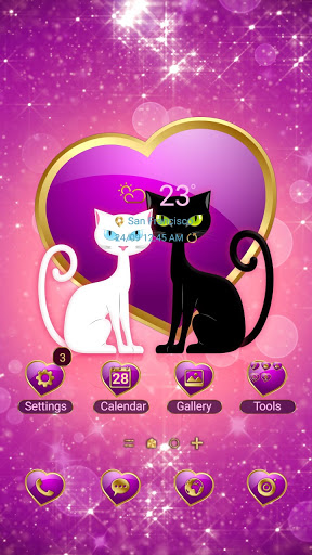 COGUL HD/4K Wallpaper - A Chic Cat Couple