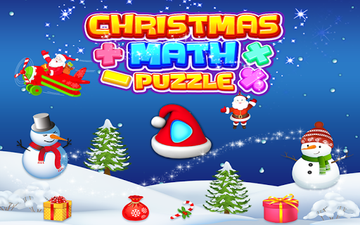 Android application Christmas Math Stick Puzzle screenshort