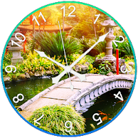 Garden Clock Live Wallpaper