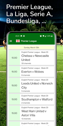 Football on Sat Screen 3