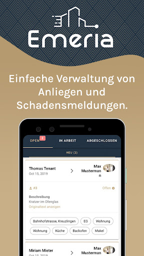 Android application link@home Bewirtschafter screenshort