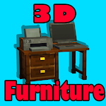 Cover Image of Télécharger 3D house furniture & decor mod for minecraft pe 1.16 APK