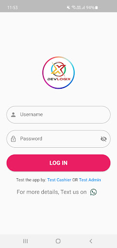 Android application Hisab POS screenshort