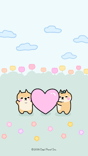 Android application 카카오톡 테마 - 뭘봐 시바_귀여운 베이비 시바 민트 screenshort