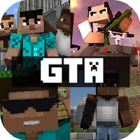 GTA For Minecraft Free Skins Addon and New Map