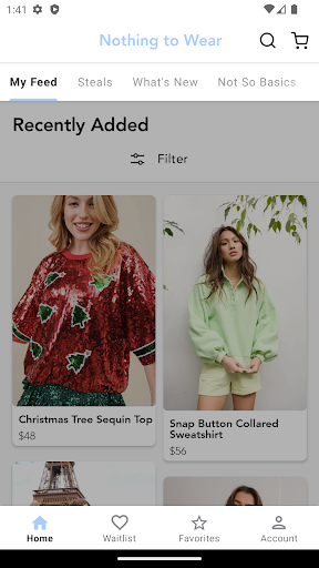 Android application Nothing to Wear screenshort