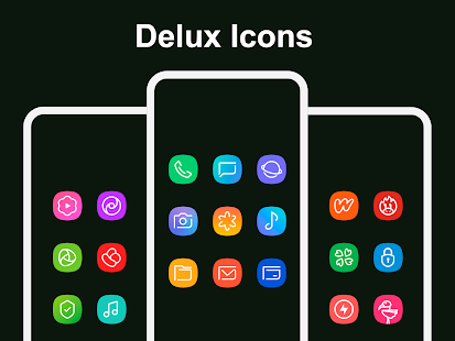 Delux - Icon Pack Captura de pantalla